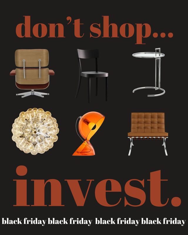🖤 Don’t shop – invest
