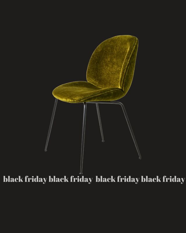Kachel Kampagne Black Friday 2025 Gubi Beetle Bat Stuhl