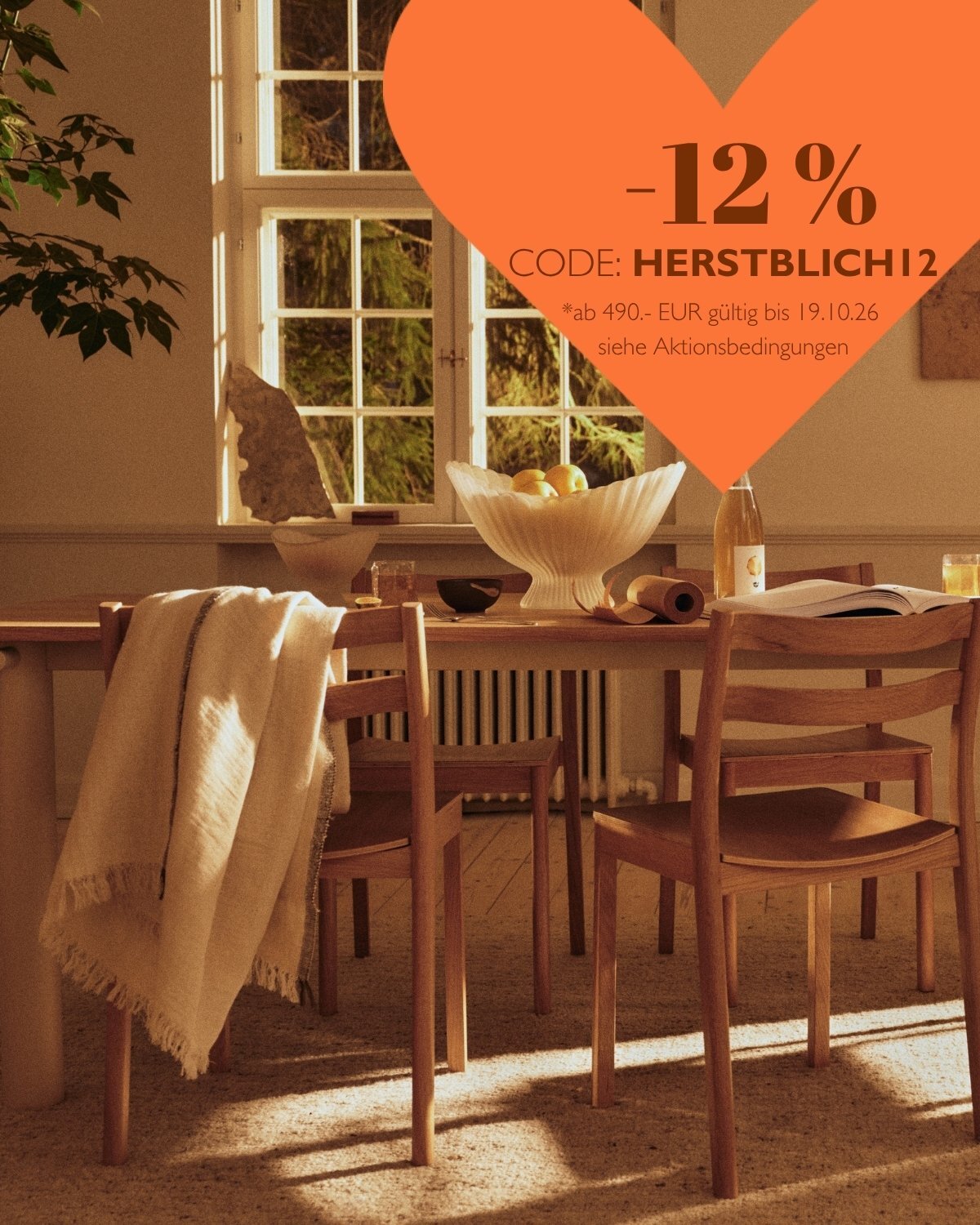 🍁 Verlieb dich neu in dein Zuhause mit Code HERBSTLICH12 🧡