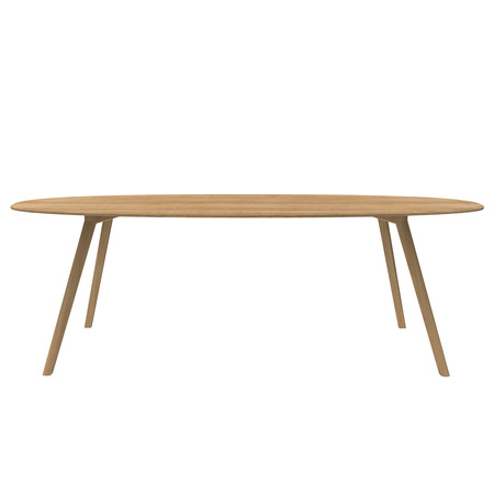 Objekte unserer Tage Tisch 'Meyer'  Oval - 220 x 115 cm,  Eiche gewachst