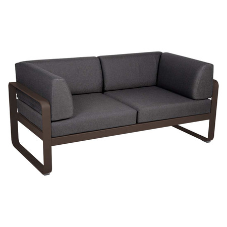 Fermob 2-Sitzer Club-Sofa 'Bellevie'  Rost 09,  Graphitgrau A3