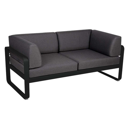 Fermob 2-Sitzer Club-Sofa 'Bellevie'  Anthrazit 47,  Graphitgrau A3