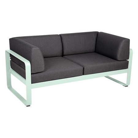 Fermob 2-Sitzer Club-Sofa 'Bellevie'  Gletscherminze A7	,  Graphitgrau A3