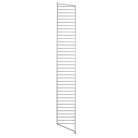 String Furniture Floor Panels / Pack 1 Schwarz, H: 200 cm, T: 30 cm