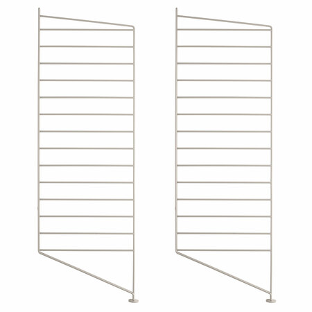 String Furniture Floor Panels / Pack 2 Beige, H: 85 cm, T: 30 cm