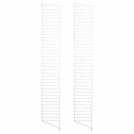 String Furniture Floor Panels / Pack 2 Weiss, H: 200 cm, T: 30 cm
