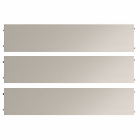 String Furniture Shelves / Pack 3 Beige, B: 78 cm, T: 20 cm