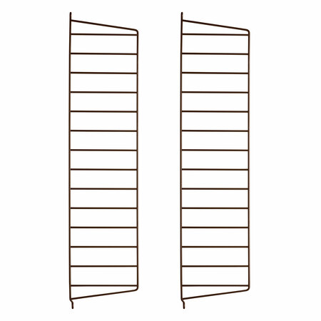 String Furniture Wall Panels / Pack 2 Braun, H: 75 cm, T: 20 cm