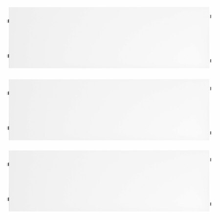 String Furniture Shelves / Pack 3 Weiss, B: 78 cm, T: 30 cm