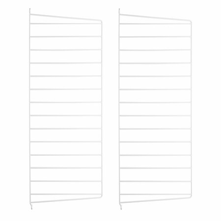 String Furniture Wall Panels / Pack 2 Weiss, H: 75 cm, T: 30 cm
