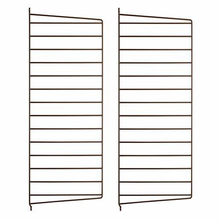 String Furniture Wall Panels / Pack 2 Braun, H: 75 cm, T: 30 cm