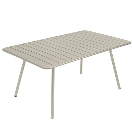 Fermob Luxembourg Tisch Metallgrau / Silber 38, 165 x 100 cm 