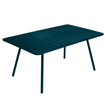 Fermob Luxembourg Tisch Acapulcoblau 21, 165 x 100 cm 
