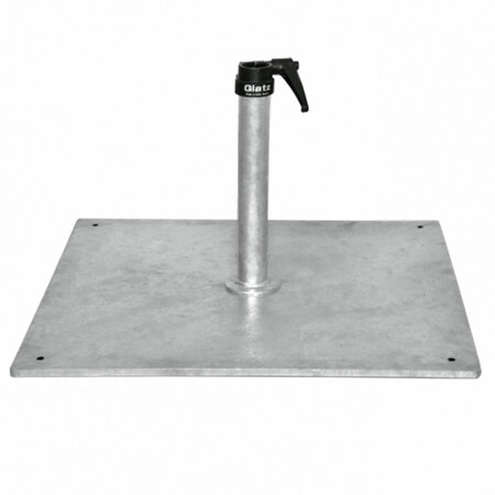 Glatz Sockel Stahlsockel Z / 58 x 58 cm / 40 kg