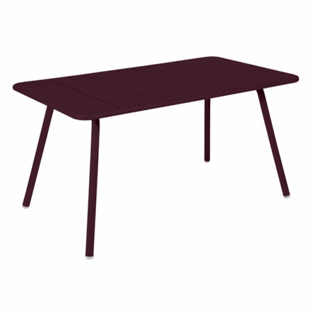 Fermob Luxembourg Tisch Schwarzkirsche B9, 143 x 80 cm