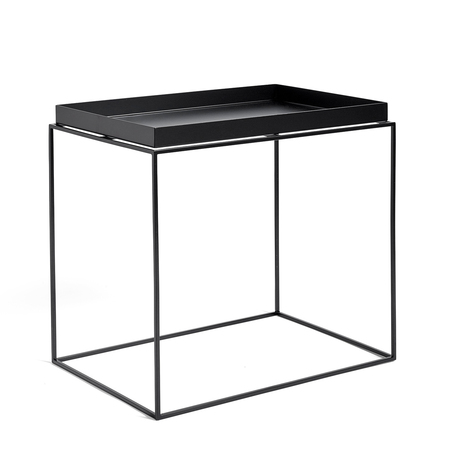 Hay Tray Table Schwarz , B: 60 cm / T: 40 cm / H: 54 cm 