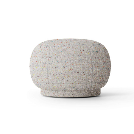 Ferm Living Rico Pouf Light Grey - Confetti Bouclé 