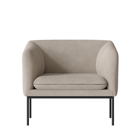 Ferm Living Turn 1-Seater Schwarz, Sand / Black - Pasadena