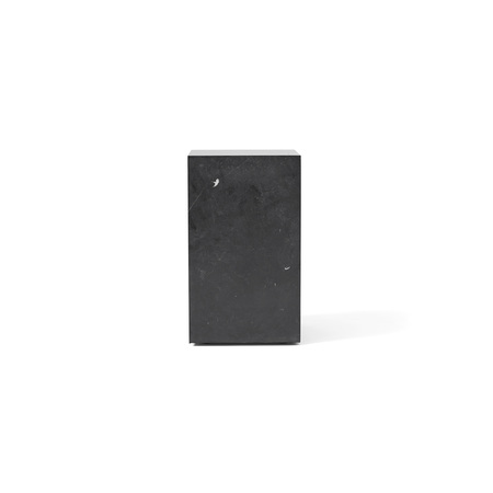 Menu Furniture Plinth Pedestal Nero Marquina Marmor	, H: 51 cm 