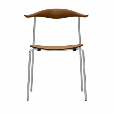 Carl Hansen & Søn Stuhl 'CH88T Eiche rauchfarbiges Öl, Edelstahl
