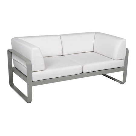 Fermob 2-Sitzer Club-Sofa 'Bellevie' Lapiligrau C7, Grauweiss 81