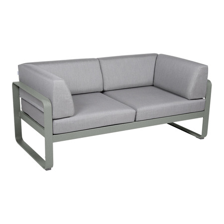 Fermob 2-Sitzer Club-Sofa 'Bellevie' Lapiligrau C7, Flanellgrau 79