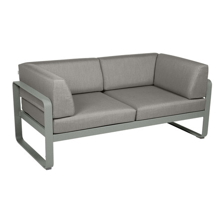 Fermob 2-Sitzer Club-Sofa 'Bellevie' Lapiligrau C7, Taupe Grau B8