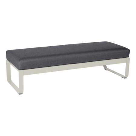Fermob Bellevie 2-Seater-Ottoman Lehmgrau A5	, Graphitgrau A3