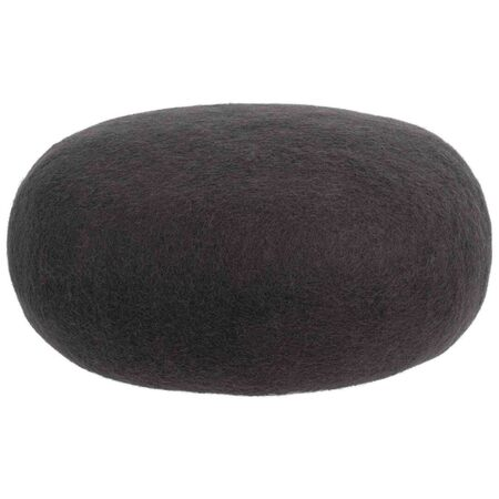 myfelt Filz Colour Pouf M Ø: 48 cm / H: 18 cm , Anthrazit - Kuno