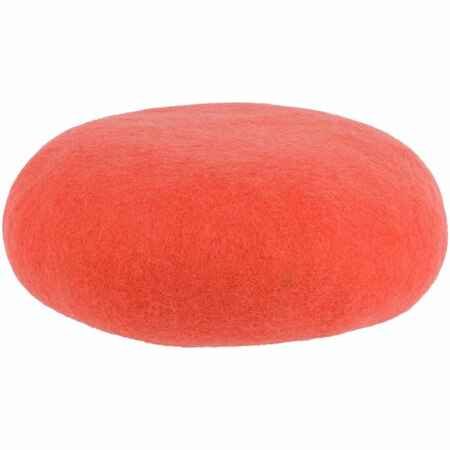 myfelt Filz Colour Pouf S Ø: 38 cm / H: 14 cm , Koralle - Felix
