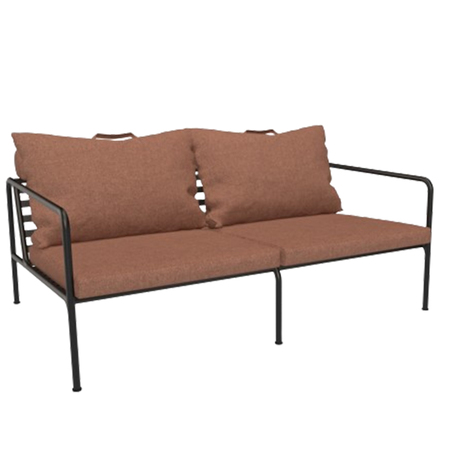 Houe Sofamodul 'Avon' Schwarz 12, Rust 17 - Sunbrella Heritage