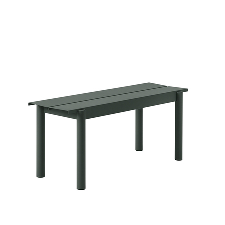 Muuto Linear Steel Bench Anthrazitschwarz, B: 170 cm