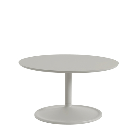 Muuto Soft Coffee Table Linoleum Grau / Grau, Ø: 75 cm