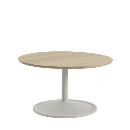 Muuto Soft Coffee Table Eiche geölt / Grau, Ø: 75 cm