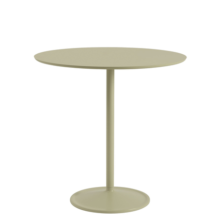 Muuto Soft Table Eiche dunkel geölt / Schwarz, H: 95 cm