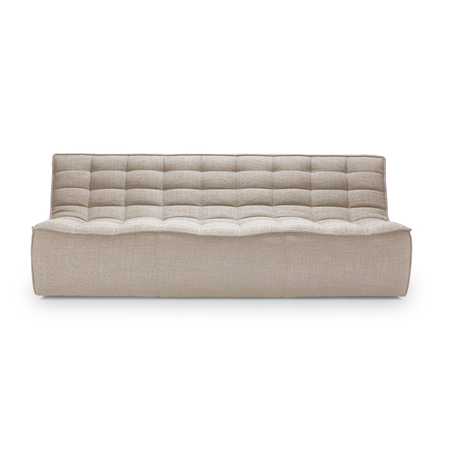 Ethnicraft N701 Modulsofa 3 Sitzer Beige