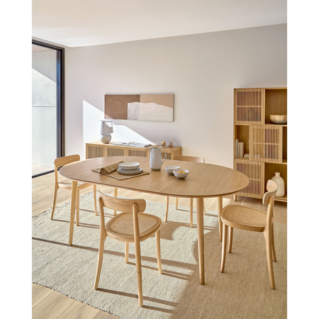 OQUI Tisch Eiche Oval Ausziehbar