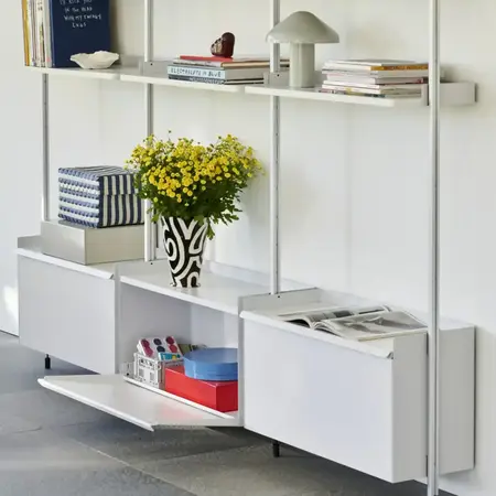 Regalsystem Combination 1021 - 1 Column Pier von Hay