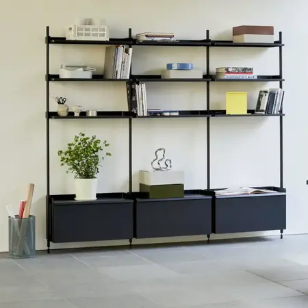Regalsystem Combination 1031 - 1 Column Pier von Hay