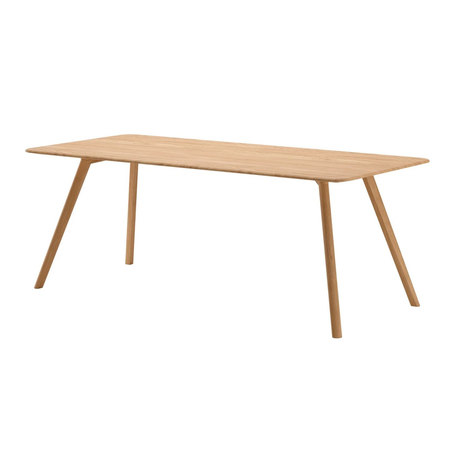Objekte unserer Tage Tisch Meyer 23 von Objekte unserer Tage Oak matt lacquered, T: 200 cm