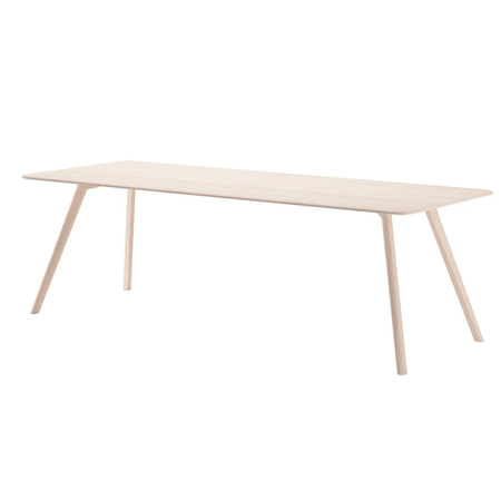 Objekte unserer Tage Tisch Meyer 23 von Objekte unserer Tage Ash waxed with white pigment, T: 240 cm