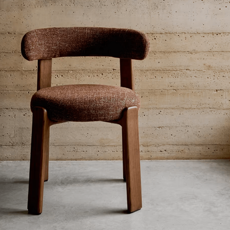 Kave Home_Stuhl Granite in Chenille _braun_lifestyle