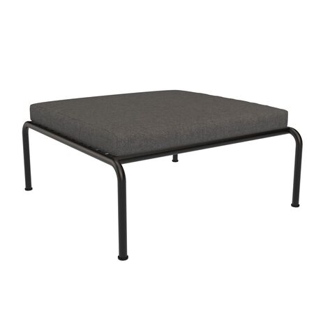 Houe Ottomane 'Avon' Black 12, Dark grey 98 - Sunbrella Basic