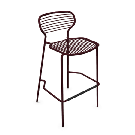 Emu Apero Barhocker 1303 von EMU 46 Intense red