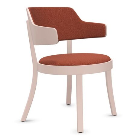 Horgenglarus Pop-Up Seley Lounge Monochrom mit Sitz- und Rückenpolster von horgenglarus Filzgleiter, Buche Pastellrosa Antikmatt - BD 450 AM - Rohi Arco Blossom