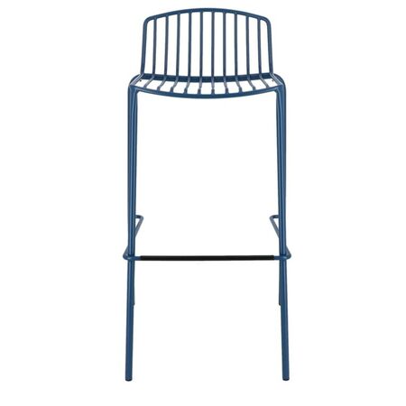 Jan Kurtz Outdoor Barstuhl MORI von Jan Kurtz Blau, H: 94 cm / Sitzhöhe:75 cm 