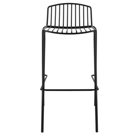 Jan Kurtz Outdoor Barstuhl MORI von Jan Kurtz Schwarz, H: 94 cm / Sitzhöhe:75 cm 
