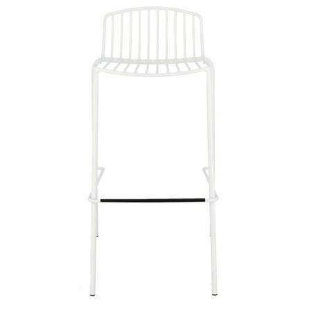 Jan Kurtz Outdoor Barstuhl MORI von Jan Kurtz Weiss, H: 94 cm / Sitzhöhe:75 cm 