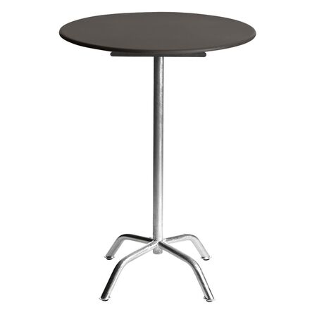 Manufakt Runder Stehtisch 'Bättig' Matt Erdbraun, Ø: 60 cm, 3-Beinig