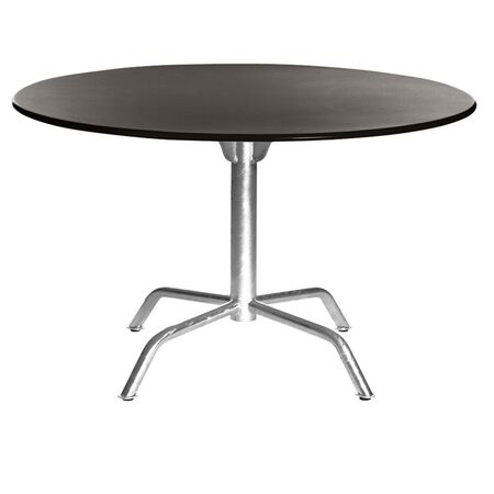 Manufakt Grosser Clubtisch 'Bättig' Matt Erdbraun, Ø: 120 cm